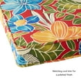 thumbnail image 5 of Greendale Home Fashions 18 x 18 in. Aloha Red Square Outdoor Chair Pad (Set of 2), 5 of 6