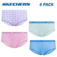 thumbnail image 2 of Skechers Girls Underwear 4 Pack Cotton Panties Sizes 6-14 Tagless, 2 of 7
