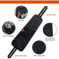 thumbnail image 4 of Luckybay Car Seat Side Organizer, Auto Seat Storage Hanging Bag, Phones, Drink, Stuff Holder with Mesh Pocket for Cars, SUV & Truck (1 Pack), 4 of 9