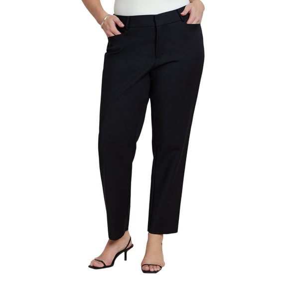 ELOQUII Women's Plus Size Kady Fit Double-Weave Pant