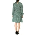 thumbnail image 4 of Unique Bargains Women's Halloween Costume Layered Ruffle Hem Leopard Print Dress L Green, 4 of 7