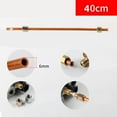 thumbnail image 3 of Household Air Compressor Part 9mm Thread Exhaust Tube Long-Lasting Performance Smooth Operation Sturdy Aluminum Material 400mm, 3 of 8
