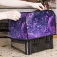 thumbnail image 7 of Yiaed Purple Bubble Abstract Art Print 4 Slice Toaster Dust Cover Bread Machine Oven Dustproof Cover Kitchen Bakeware Protector Dustproof Fingerprint Protection, 7 of 7