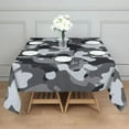 thumbnail image 3 of Camouflage Square Tablecloth 42x42in(107x107cm) – Waterproof Polyester Printed Table Cover, Wrinkle Resistant & Washable for Kitchen Dining Picnic Party Decor, 3 of 6