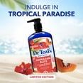 thumbnail image 3 of (4 pack) Dr Teal's Hawaiian Bliss Body Wash with Pure Epsom Salt, 24 fl oz, 3 of 10