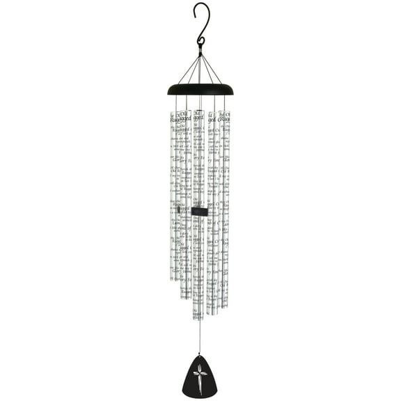 Carson Home Accents Song Sonnets Wind Chime, 55-Inch, The Old Rugged Cross