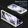 thumbnail image 5 of ELEHOLD for Samsung Z Fold 6 Case, Rugged Slim S Pen & Pen Holder Invisible Kickstand Hinge Protection Anti-Scratch Shockproof Protective Case with Screen Protector for Samsung Z Fold 6,White, 5 of 7