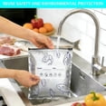 thumbnail image 3 of Bolsas de almacenamiento de papel de aluminio de 10 x 11 pulgadas, paquete de 12 bolsas de aluminio para congelador, reutilizables y sellables, para almacenamiento de alimentos con cierre, 3 of 4