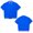 Blue, variant on Miutii Men's Varsity Baseball Jacket Short Sleeve Casual Jacket Lightweight Press Bomber Jacket Black M