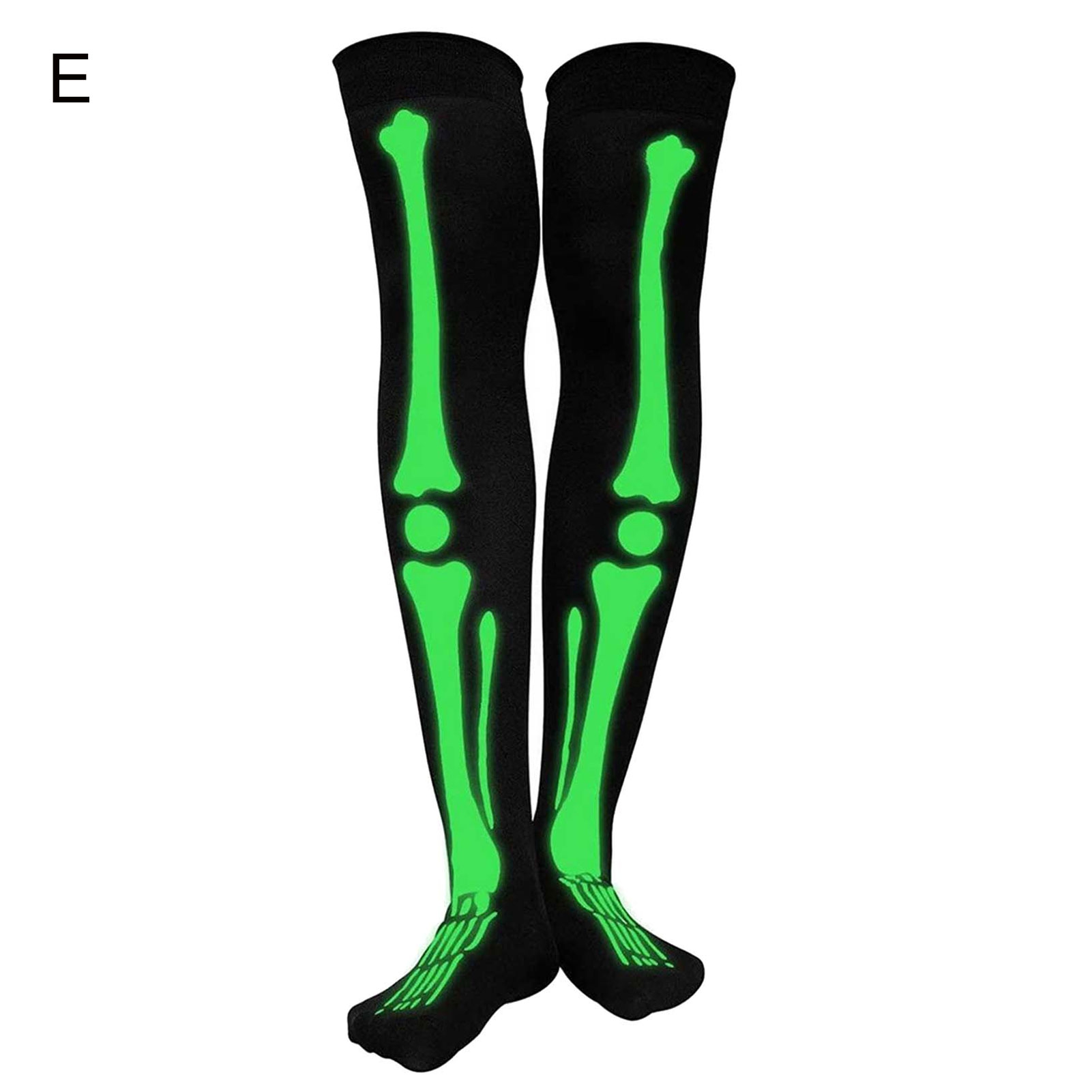 CherryHome Scary Halloween Skull Stockings Halloween Skeleton Gloves