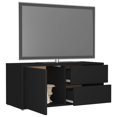 thumbnail image 5 of "IM Beauty TV Stand, Entertainment Stand for TV TV Cabinet Sonoma Oak 31.5""x13.4""x14.1"" Black", 5 of 10