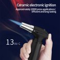 thumbnail image 6 of Butane Torch Lighter, Refillable, Safe Lock, 5 Colors, Adjustable Flame, for Kitchen BBQ Camping, Metal Stylish, 6 of 8