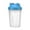 Blue, variant on BKER 600ml Shaker Bottle Sports Whey Protein Mixing Bottle With Stirring Ball Bot Cup