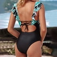 thumbnail image 4 of Cathalem Swimsuit for Women 2024 Athletic Racerback One Piece Bathing Suits Sports Training Racerback Swimwear Slimming Bathing Suit,Mint Green XXL, 4 of 4