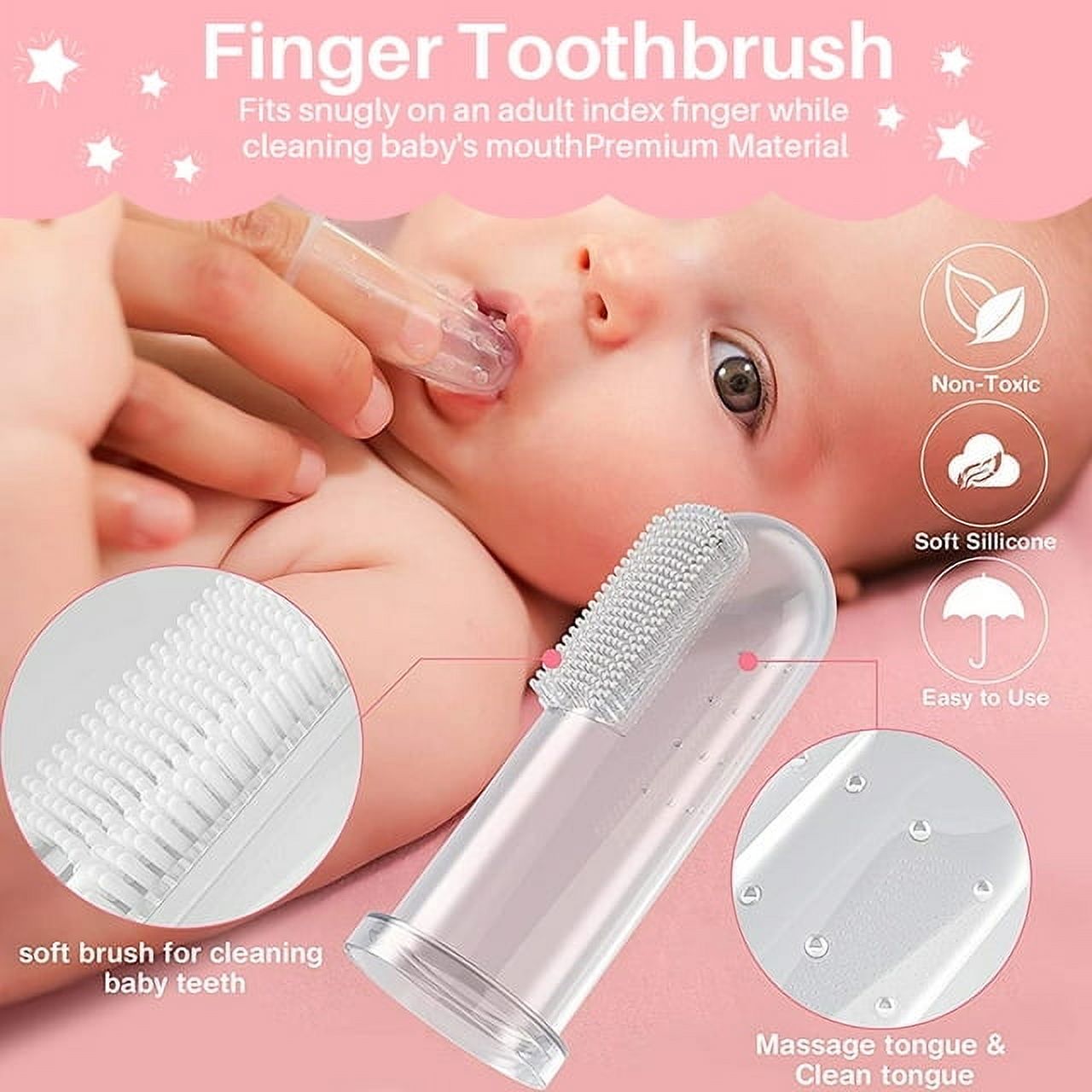 10 in 1 Baby Healthcare and Grooming Kit for Girl Boy Care Kit Toddlers Nail Clippers (Pink)