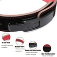 thumbnail image 3 of Weightlifting Belt Powerlifting Women & Girl, 10 mm Thick Lifting Lever Belt 2.4 Inch Wide - Heavy Duty Power Lifting Calfskin Leather Belt for Back Support, Gym & Fitness Training, 3 of 12