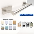 thumbnail image 4 of RUACQ Paper Towel Holder Under Cabinet, Self-Adhesive or Wall Mounted SUS304 Stainless Steel for Kitchen Bathroom, Silver, 4 of 6