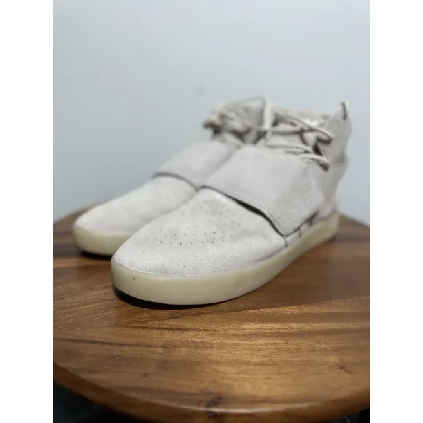 Ad-id-as Tubular Mens Size 11 Shoes Beige Invader Strap Training Sneakers