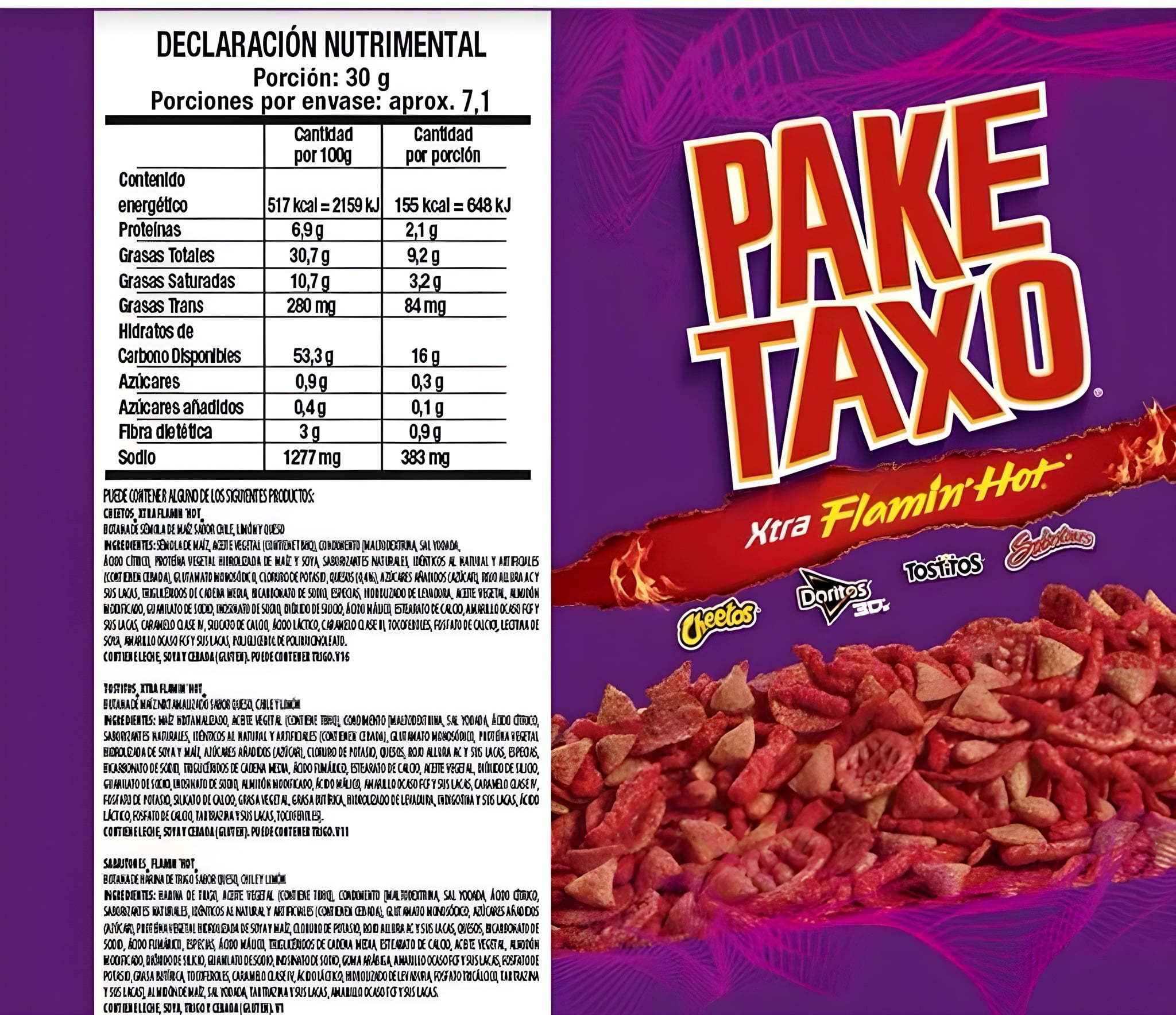 Paketaxo Xtra Flamin' Hot