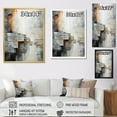 thumbnail image 4 of Designart "Adventure By The Waterfall Cliff III" Waterfall Floater Framed Wall Art Living Room, 4 of 5