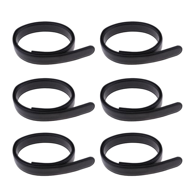 6x Cinturones de correa de negro para hombre Reempzo Colco Cinturones de vestir casuales para hombre