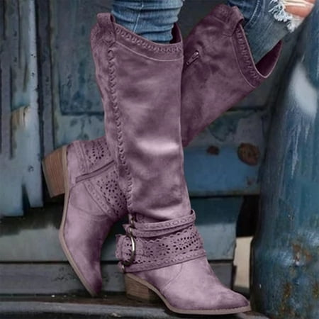 

Women s Boots Cowboy Boots For Women Boots Womens Cowboy Boots Vintage Hollow Out Buckle Boots For Women Cheshire Boots Shoes Note Please Buy One Or Two Sizes Larger