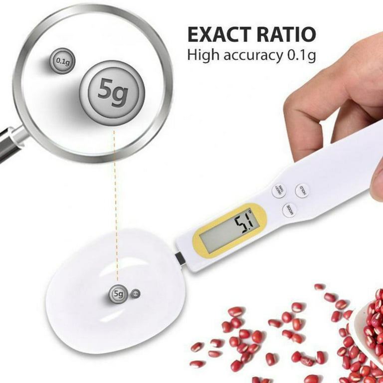 2 in 1 Electronic Kitchen Scale LCD Digital Measuring Food Flour Digital  Spoon Scale Mini Kitchen Tool Forfood Thermometer Scale - AliExpress