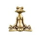 thumbnail image 1 of Adorno de mesa Sit Zen Yoga Decoración de escritorio Forma de animal Escultura de latón Quemador de incienso para oficina en casa tholdsy HA005412-00, 1 of 6