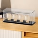 thumbnail image 5 of Caja Apilable para Exhibir Figuras - Estuche de Plástico Pet a Prueba de Polvo con Tapa Transparente para Muñecas | Coleccionables | 30,4 X 12 X 9,4 Cm | Beige/Negro/Blanco, 5 of 7