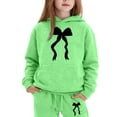 thumbnail image 2 of BOOMNY Girls Outfit 2 Peice Sets Graphic Long Sleeve Tops Pants Sets for Kids Soft Clothing Set, 2 of 3