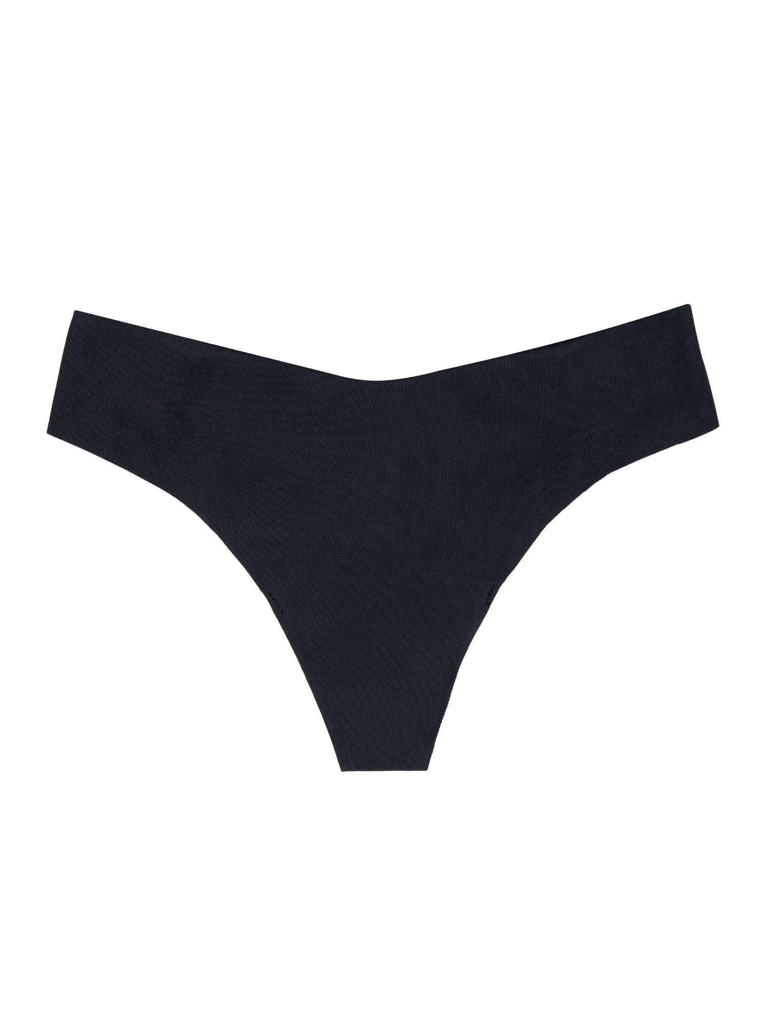 Joyspun Women's No Show Freecut Thong Panties, 5-Pack, Sizes XS to 3X, Style JS691PK