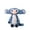 Blue, variant on Sitting Monkey Stuffed Animal, Long Tail Plush Toy with Pp Filling, Soft And Comforting Decorative Plush for Home, Office, Or Nursery, 1 Fun Deva Fox Brothers Plush Toy