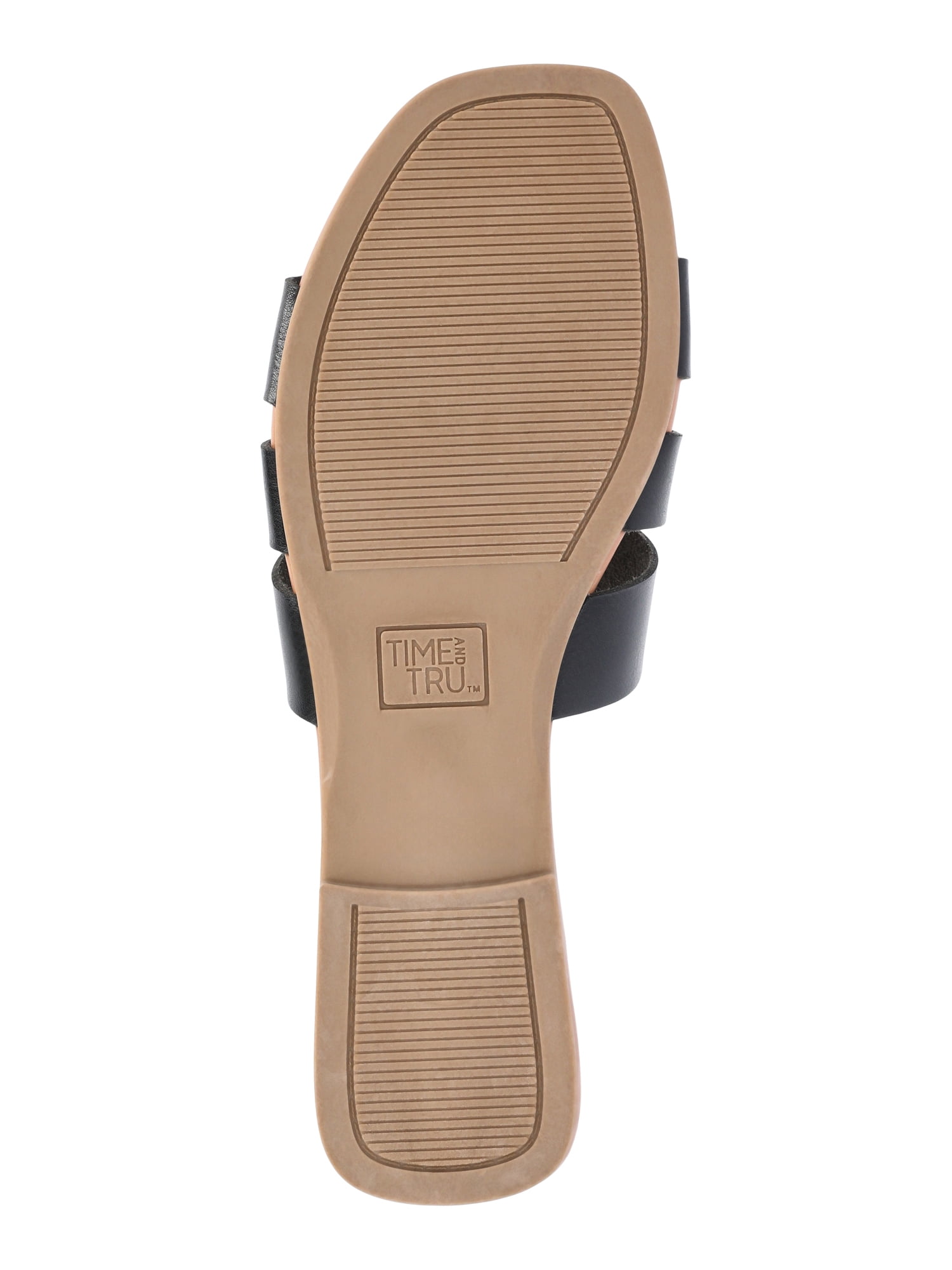 Time and Tru Women's Hardware Slide Sandals