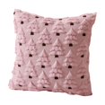 thumbnail image 2 of Clearance! Christmas Tree Decorative Throw Pillow Covers 18x18 Inch | Set of 2 Throw Pillow Cases, Soft Plush Cushion Covers, Xmas Home Decor Winter Holiday.Pink, 2 of 6