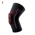 thumbnail image 1 of Advancent Sport Kneepad 3D Elástico Protector de rodilla Transpirable Sport Joint Support Sleeve, S, Negro Gris Gimnasios en casa naranja negro L, 1 of 6