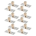 thumbnail image 1 of 12mm Diámetro de Madera Puerta Corredera Guía Metal Localizador Tapón 12 Unids, 1 of 5