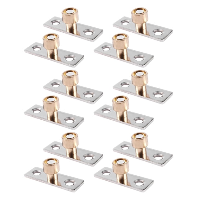 12mm Diámetro de Madera Puerta Corredera Guía Metal Localizador Tapón 12 Unids