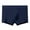Dark Blue, variant on Men’s Stretch Cotton Boxers Briefs Digital Solid Breathable Close Fitting Underpants Comfortable Boxers