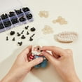 thumbnail image 3 of 125pcs Safety Eyes and Noses 5 Size Resin Craft Doll Eyes with Washers Oval Plastic Bear Eyes and Noses for Stuffed Animals Amigurumi Craft Doll Teddy Bear Supplies, 3 of 6