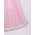 thumbnail image 4 of IBTOM CASTLE Flower Girl Formal Maxi Wedding Dress Floral First Communion Easter Ball Gown Tween Pageant Junior Bridesmaid Dresses Rainbow Powder, 4 of 7