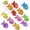 Fish, variant on Slccxzc 1 Roll Sparkly Bee Stickers, Cute Label Stickers for Water Bottle and Phone Case