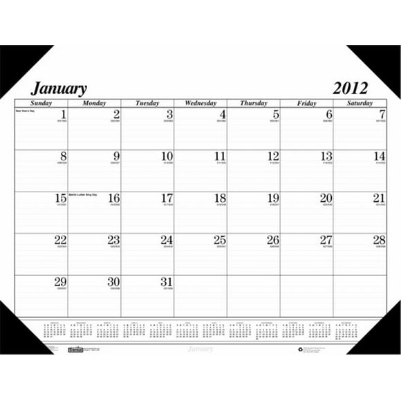 House of Doolittle HOD0124 Economy Compact Desk Calendar