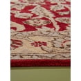 thumbnail image 4 of Rugsotic Carpets Hand Tufted Wool Eco-Friendly Area Rugs - 2'6"x8', Runner, Red Gold, Modern Contemporary Design, High Pile Handmade Anti Skid Rugs for Living Room, Bed Room (K00531), 4 of 7