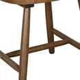 thumbnail image 5 of Christopher Knight Home Rustic Dining Chairs with Slatted Backs, Solid Wood Frame, Walnut, Set of 2, 5 of 8