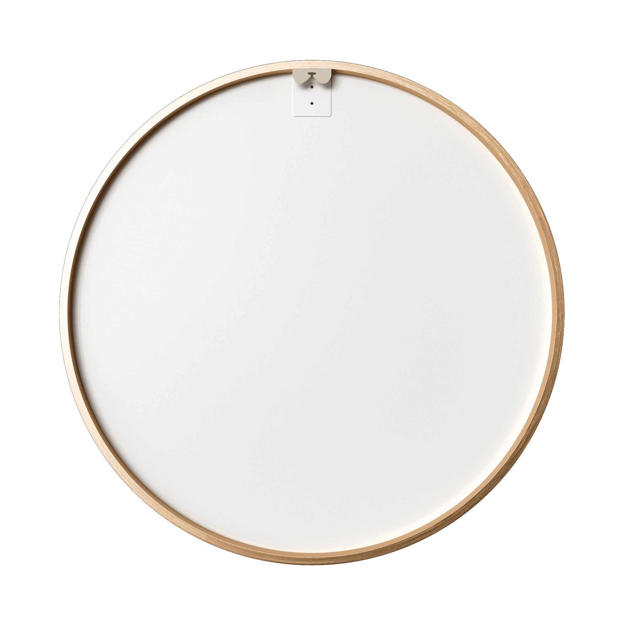 MAYEERTY 20" Round Wall Mirror - Aluminum Frame, Suitable for Vanity/Bathroom/Living Room, Black