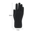 thumbnail image 5 of Winter Gloves For Men Women, Cold Weather Warm Touchscreen Glove Unisex - Non - slip Grip - Elastic Cuff - Knit Stretchy, 5 of 8