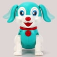 thumbnail image 2 of Interactive Electric Jumping Puppy Toy for Kids 3+, Realistic Bouncing & Ear-Flapping Actions, LED Lights & Cheerful Sound Effects, Durable ABS Plastic, 360° Smooth Surface, Battery-Powered (3xAA, 2 of 6