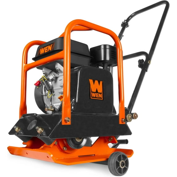 WEN 6.5HP 196cc Plate Compactor with 3350-Pound Compaction Force (56096)