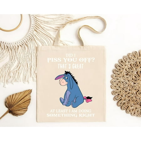vintage Did I piss you off-EEYORE- Tote Bag-TH21633
