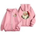 thumbnail image 4 of WILLBEST Sudadera para Mujer, Estilo Navideño, con Cremallera, Manga Larga, Bolsillo, Cordón Ajustable y Capucha XXX-Grande, 4 of 8